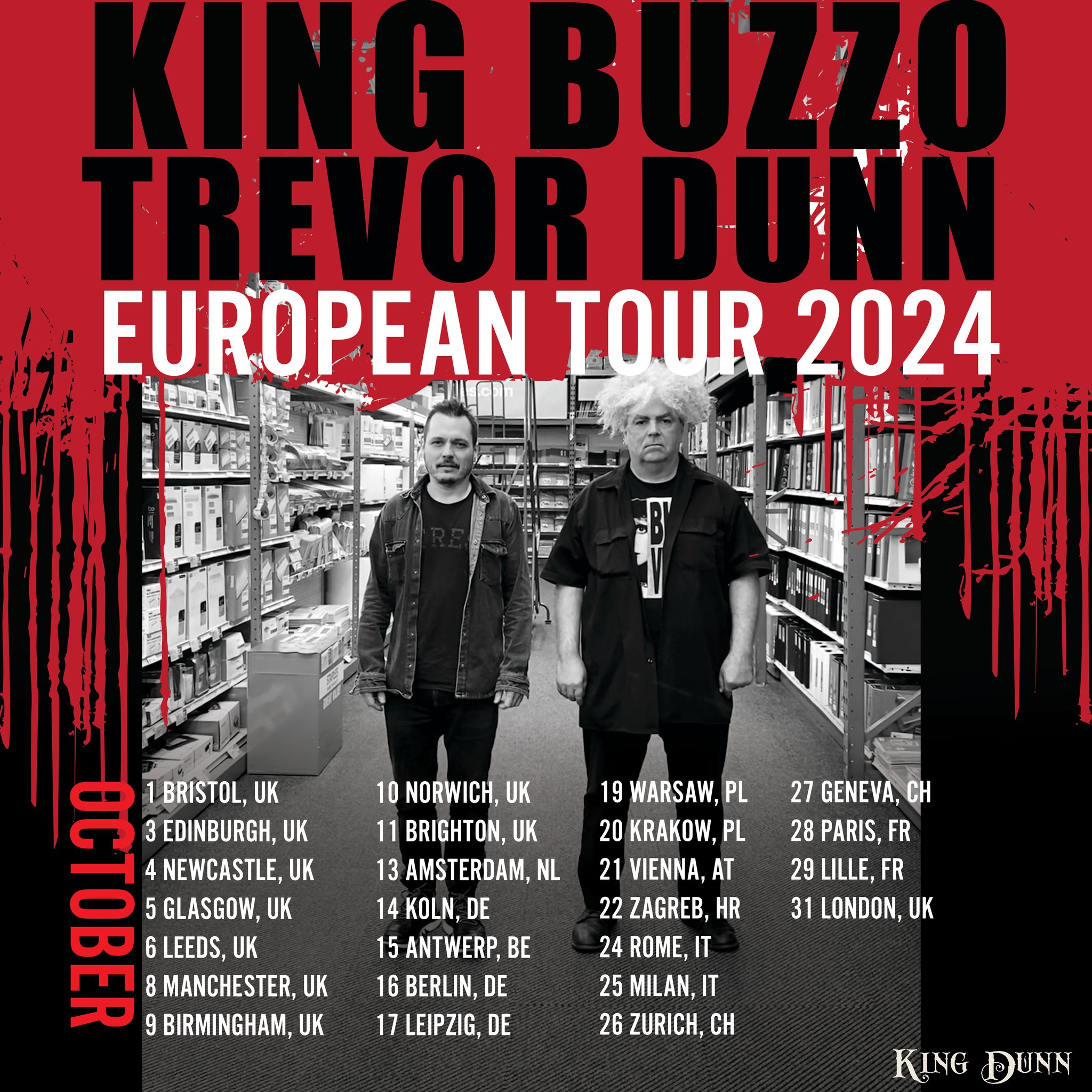 king buzzo tour